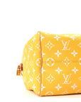 Calfskin Monogram Speedy P9 Bandouliere 25 Jaune Mat
