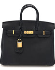 Togo Birkin 25 Black