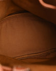 Triomphe Canvas Calfskin Mini Folco Backpack Tan