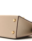 Chevre Mysore Horseshoe Mini Kelly Sellier 20 Gris Tourterelle Rose Mexico