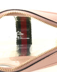 Vinyl Web Mini Ophidia Transparent Shoulder Bag Perfect Pink
