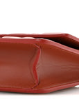 Nappa Matisse FF Embossed Wallet On Chain Baguette Sienna