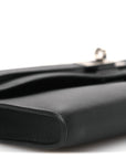 Swift Kelly Cut Clutch Pochette Black