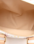 LV X TM Monogram Multicolor Keepall Bandouliere 45 White
