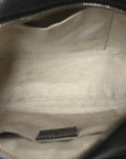 Pebbled Calfskin Small Soho Disco Bag Black