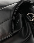 Calfskin Y Quilted Monogram Toy Loulou Crossbody Bag Black