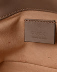Calfskin Matelasse Super Mini GG Marmont Shoulder Bag Porcelain Rose