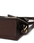 Smooth Calfskin Le Chiquito Noeud Dark Brown