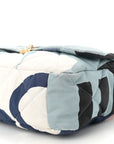 Silk Maxi Scarf CHNL 19 Flap Black Blue White