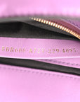 Nappa FF 1974 Embossed Baguette Agapanto