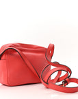 Pebbled Calfskin Small Soho Disco Bag Tabasco Red