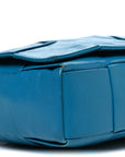 Paper Calfskin Maxi Intreccio Cassette Crossbody Bag Blaster