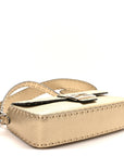 Cuoio Roma Sellerissima Nappa Sintetica Tape Stitch Baguette Platino