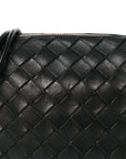 Nappa Intrecciato Mini Loop Camera Bag Black