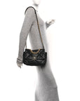 Lambskin Quilted Medium CHNL 19 Flap Black