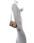 Grained Calfskin Small TB Bag Oat Beige