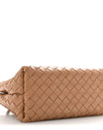Nappa Intrecciato Small Andiamo Shoulder Bag Biscuit