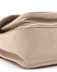 Crinkled Calfskin Matelasse Monogram Medium Niki Chain Satchel Light Natural