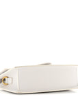 Smooth Calfskin Le Bambino White