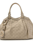 GCCIssima Medium Sukey Tote Mystic White