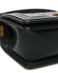 Caviar Quilted Small Boy Flap Black