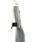 Grain De Poudre Matelasse Monogram Mini Lou Camera Bag Black