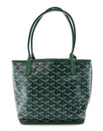 Goyardine Reversible Mini Anjou Green