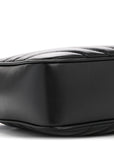Calfskin Matelasse Monogram Lou Camera Bag Black
