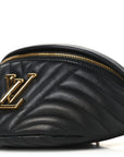 Calfskin Quilted New Wave Bumbag Black