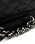Caviar Quilted New Medium Boy Flap Black