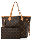 Monogram Neo Neverfull MM Rose Ballerine