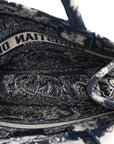 Canvas Embroidered Small D1ORiviera Toile De Jouy Book Tote Blue