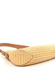 Yarn Raffia Effect Crochet Large Aimée Shoulder Bag Natural