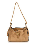 Braided Raffia Calfskin Quilted Mini CHNL 25 Handbag Beige Black