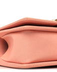 Caviar Quilted Small Boy Flap Light Pink