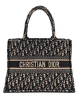 Oblique Medium Book Tote Blue Multicolor