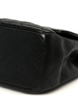 Caviar Quilted Jumbo Single Flap Black