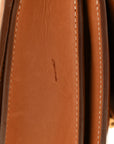 Natural Calfskin Medium Classic Box Flap Bag Tan