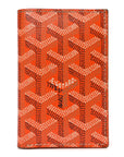 Goyardine Saint Pierre Card Holder Orange