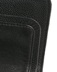 Caviar Quilted Small Double Flap Black