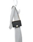 Caviar Quilted New Medium Boy Flap Black
