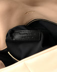 Lambskin Quilted Small Loulou Puffer Monogram Chain Satchel Dark Beige