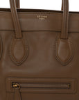 Smooth Calfskin Mini Luggage Camel