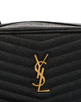 Grain De Poudre Matelasse Monogram Mini Lou Camera Bag Black