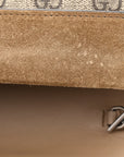 GG Supreme Monogram Super Mini Dionysus Shoulder Bag Taupe