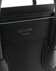 Smooth Calfskin Nano Luggage Black