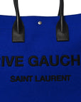 Wool Rive Gauche Tote Blue
