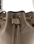 Vitello Cruise F is FNDI Mini Mon Tresor Bucket Bag Tortora