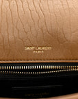 Grained Lambskin Monogram Large Niki Chain Satchel Dark Cork