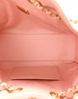 Caviar Quilted Mini CHNL 25 Handbag Light Pink
